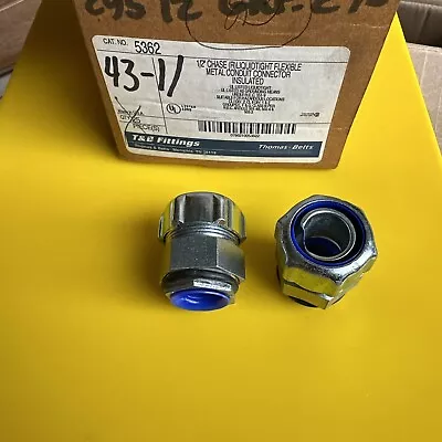 Thomas & Betts 5363 1/2 Sealtite Conduit Connector Insul.  To Chase Nipple • $12