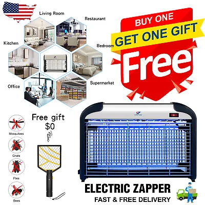 UV Tube & Led Light Electronic Pest Control Bug Zapper Pest Control With Gift • $36.99