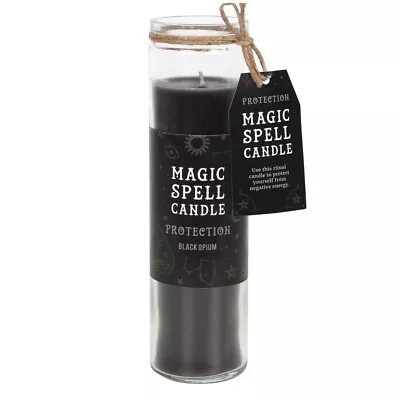 PROTECTION MAGIC SPELL CANDLE - For Protection & Guidance Spells - Opium Scent • £10.99