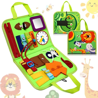 £10.94 • Buy Busy Board For Toddlers Sensory Montessori Toys For 1 2 3 Year Old Boys Girls 1