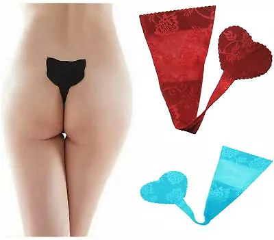 Female Ladies Thongs Invisible Underwear Silicon Sticker C-String Women Panties • £4.99