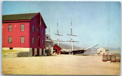 Postcard - Remnants Of The Age Of Sail Mystic Seaport - Mystic Connecticut • $3.46