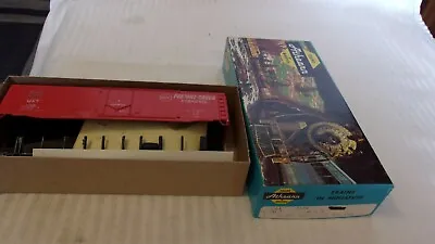 Athearn HO Scale 50' Plug Door Box Car MKT Katy Lines Red #1789 BNOS • $17