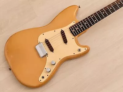 1960 Fender Duo Sonic Vintage Pre-CBS Electric Guitar Desert Sand Bulwin Case • $5199.99