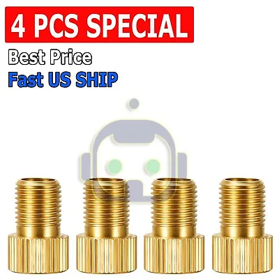 4pcs Presta To Schrader Valve Adapter Converter Bicycle Bike Tire Tube  • $3.95