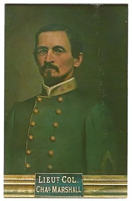 CIVIL WAR Postcard COLONEL CHARLES MARSHALL Virginia Historical Society Painting • $10.79