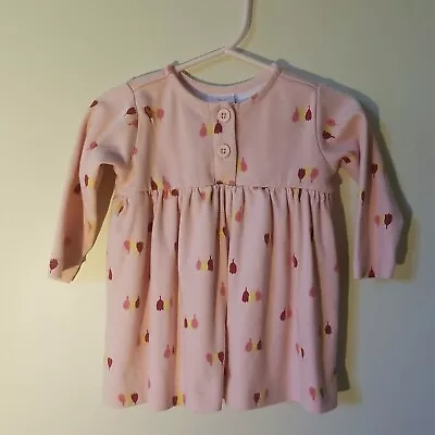 Hanna Andersson 70 Long Sleeve Cute Pink Dress-great Condition! Super Soft! • $11.25