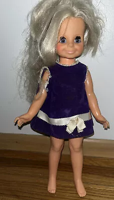 Vtg Velvet Grow Hair Doll Crissy's Cousin Blonde Hair 1970 Ideal For Restoration • $29.99