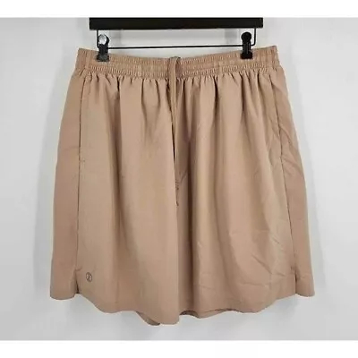 Holloway Adult Tan Moisture Wicking Stretch Drawstring Waist Athletic Short XXL • $13.19