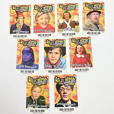 Willy Wonka & The Chocolate Factory Arcade Card Complete Set Less Golden Ticket • $25.27