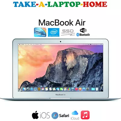 Apple MacBook Air Laptop (Monterey 2021 OS) Fast SSD Core I5 2.7Ghz Mag2 Charger • £284.99