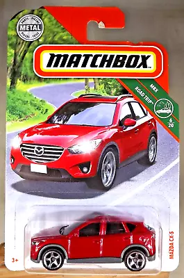 2019 Matchbox 18/100 MBX Road Trip 6/20 '16 MAZDA CX-5 Red W/Chrome 5 Sp Wheels • $15