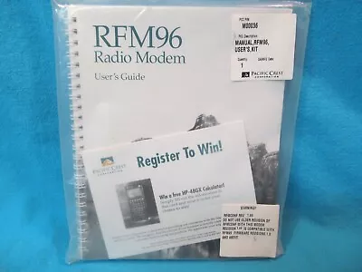 Sealed Pacific Crest Rfm96 Radio Modem User's Guide 7 Software On 3 1/2  Floppy • $9.88