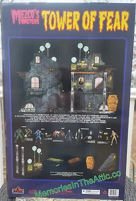 Mezco Monsters Tower Of Fear 5 Points Action Figures Deluxe Frankenstein Mummy+ • $95