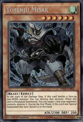 Yosenju Misak - Secret Rare 1st Edition THSF-EN002 - LP - YuGiOh • $1.23