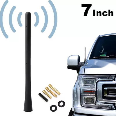 7  Universal Car AM/FM Radio Antenna Mast Signal Roof Aerial SUV Replacement New • £6.99