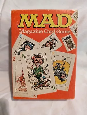 Vintage Alfred E Neuman MAD Magazine Card Game 1980 - Complete With Box • $22