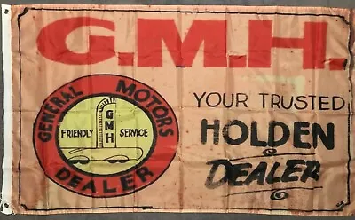 HOLDEN GMH FLAG VINTAGE HUGE .Classic Car Show Man Cave Garage Shed • $26.50