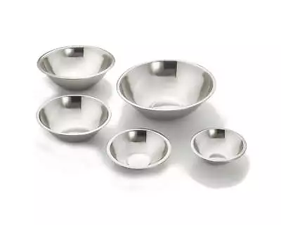 5 Pc Stainless Steel Mixing Bowl Set • $18.88