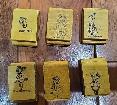 The Flintstones Ink Stamps Lot Vintage 60s Fred Wilma Barney Betty Dino Rubber • $21