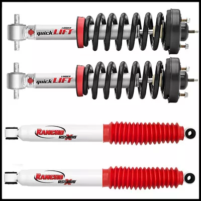 Rancho QuickLift 2  Lift Kit Leveling Shocks & Struts Fits 2014 Ford F-150 4WD • $578.95