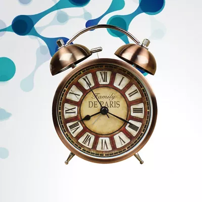  Retro Alarm Clock Pumpkin Aquarium Decor Home Decoration For European Style • £21.99