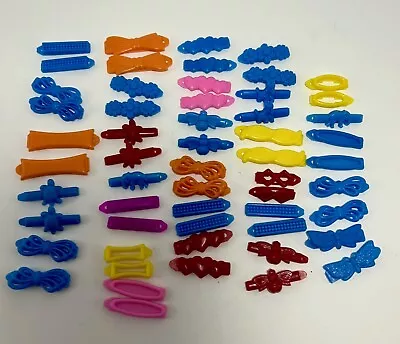 Vintage Hair Barrettes Lot Plastic 80’s Red Blue Flowers Dogs Elephant Lot 56 • $17.21