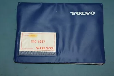 1987 Volvo 240 Owners Manual In French En Francais NOS  • $44.99