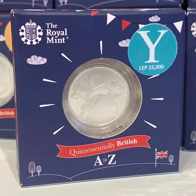 2018 10p Letter Coin Y Yeoman Warder Silver Proof Royal Mint Hunt Alphabet A-Z • £15.99