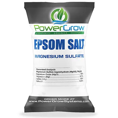 EPSOM SALT (Magnesium Sulfate) Agricultural Fertilizer Grade - 1 POUND 1 LB • $11.95