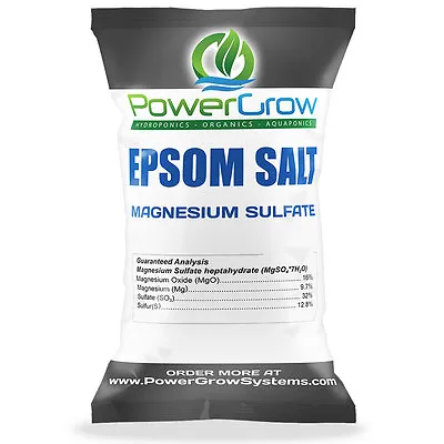 EPSOM SALT (Magnesium Sulfate) Agricultural Fertilizer Grade - 5 POUNDS 5 LBS • $13.95