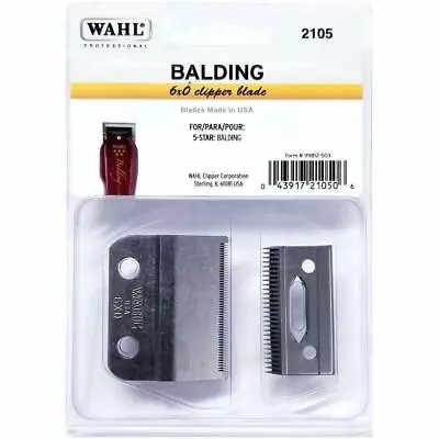 WAHL FIVE STAR  BALDING CLIPPER BLADES 6 X 0  # 2105 Blades Made In USA • $84.30