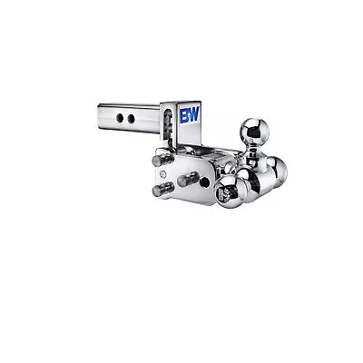 B&W Trailer Hitches Chrome Tow & Stow Adjustable Trailer Hitch Ball Mount - F... • $322.99