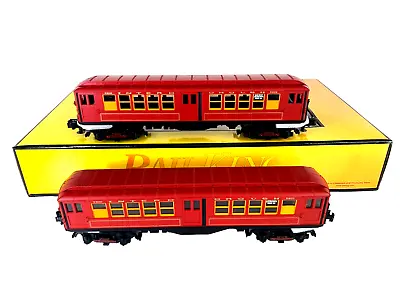 30-2448-3 MTH O-Gauge Metropolitan Red 2-Car Lo-V  Non-Powered Subway Set • $219.95