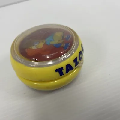 Vintage Yellow Tazo Yo-yo Tazos Yoyo With 2 Bart Simpson The Simpsons 149 Moon • $39.99