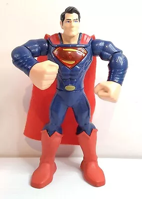 SUPERMAN Action Figure Mega Punch Lights & Sounds 2012 Toy Mattel 10  TESTED • $39.95