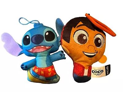 Disney Pixar Coco Miguel 2022 &  Stitch 2019 - Clip On Keychain Plush Toy • $4.99