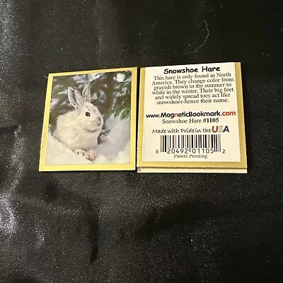 Magnetic Bookmarks  Snowshoe Hare • $2