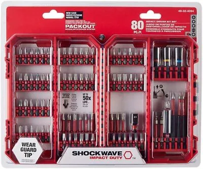 Milwaukee 48-32-4094 SHOCKWAVE Impact-Duty Alloy Steel Screw Driver Bit Set • $34