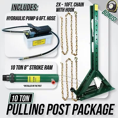 Jackco Pulling Power Post Package 68  Tall With Pump 6ft Hose & 10 Ton Ram • $1999