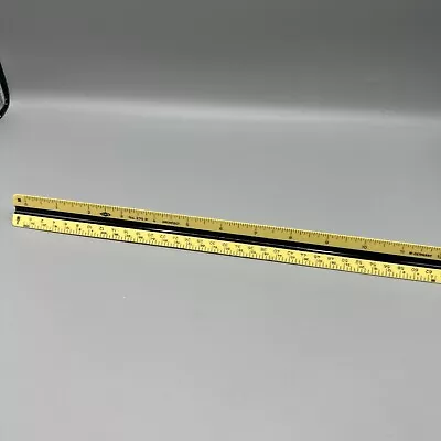 Vintage Alvin Triangular Scale Drafting Ruler No 270 Architect 12  West Germany • $9.99