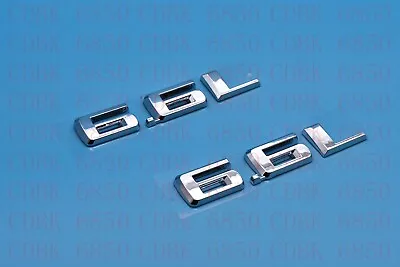 2x  6.6L L8T V8 Hood Liter Gas Emblem Engine Badge Chevrolet Silverado Chrome • $17.88