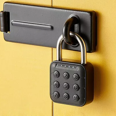 Convenient And Secure Padlock Waterproof Button Lock For Gym Wardrobe Door • $35.04