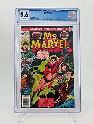 Ms. Marvel #1 (1/77) - CGC 9.6 White Pages - Marvel Comics [Graded Comics] NEW • $249.99