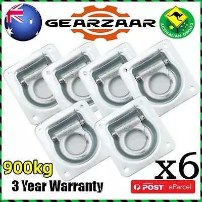 6x Heavy Duty Lashing Ring Tie Down Point Anchor Ute Tray Box Trailer Recessed A • $22.89