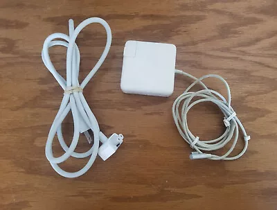 OEM APPLE A1343 MacBook Pro 85W MagSafe Power Adapter Charger W/ Extension L-TIP • $19.99