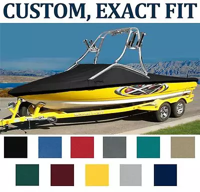 7.6oz CUSTOM FIT BOAT COVER MASTERCRAFT X-45 ZFT-5 POWER TOWER SWPF 2011-2013 • $1213.43