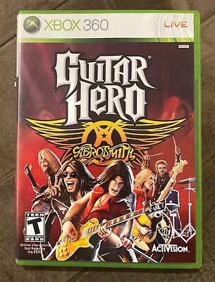 $8.99 • Buy Guitar Hero Aerosmith Microsoft Xbox 360 ~ Complete! Works Great! Fast Shipping!