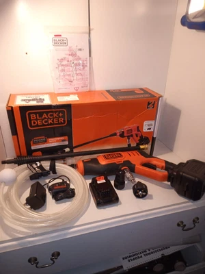 £99.95 • Buy Black & Decker 18v Cordless Power Pressure Washer BCPC18D1 + Battery Charger Kit