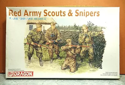 1/35 Dragon Red Army Scouts & Snipers Model Kit # 13504 • $14.40